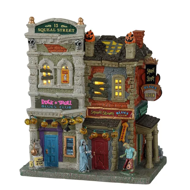 lemax-squeal-street-blues-double-club-musique-miniature-spooky-town image 1