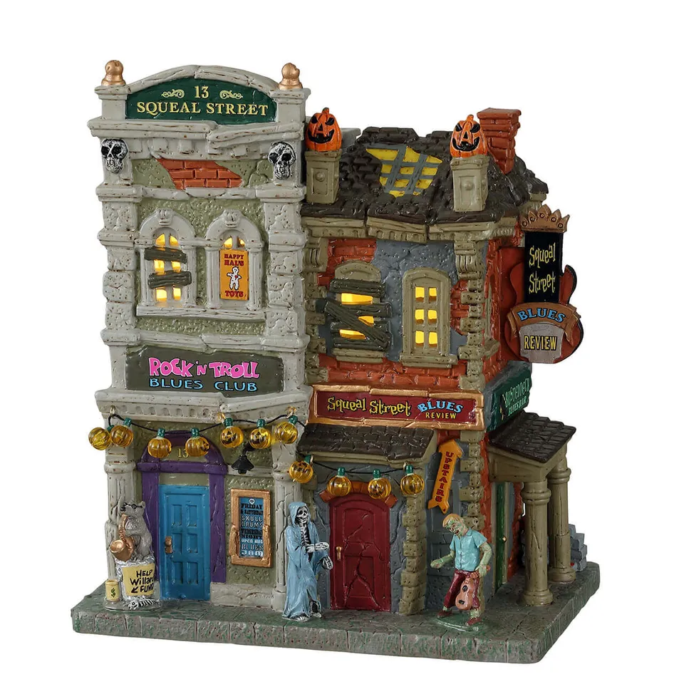 lemax-squeal-street-blues-double-club-musique-miniature-spooky-town image 1