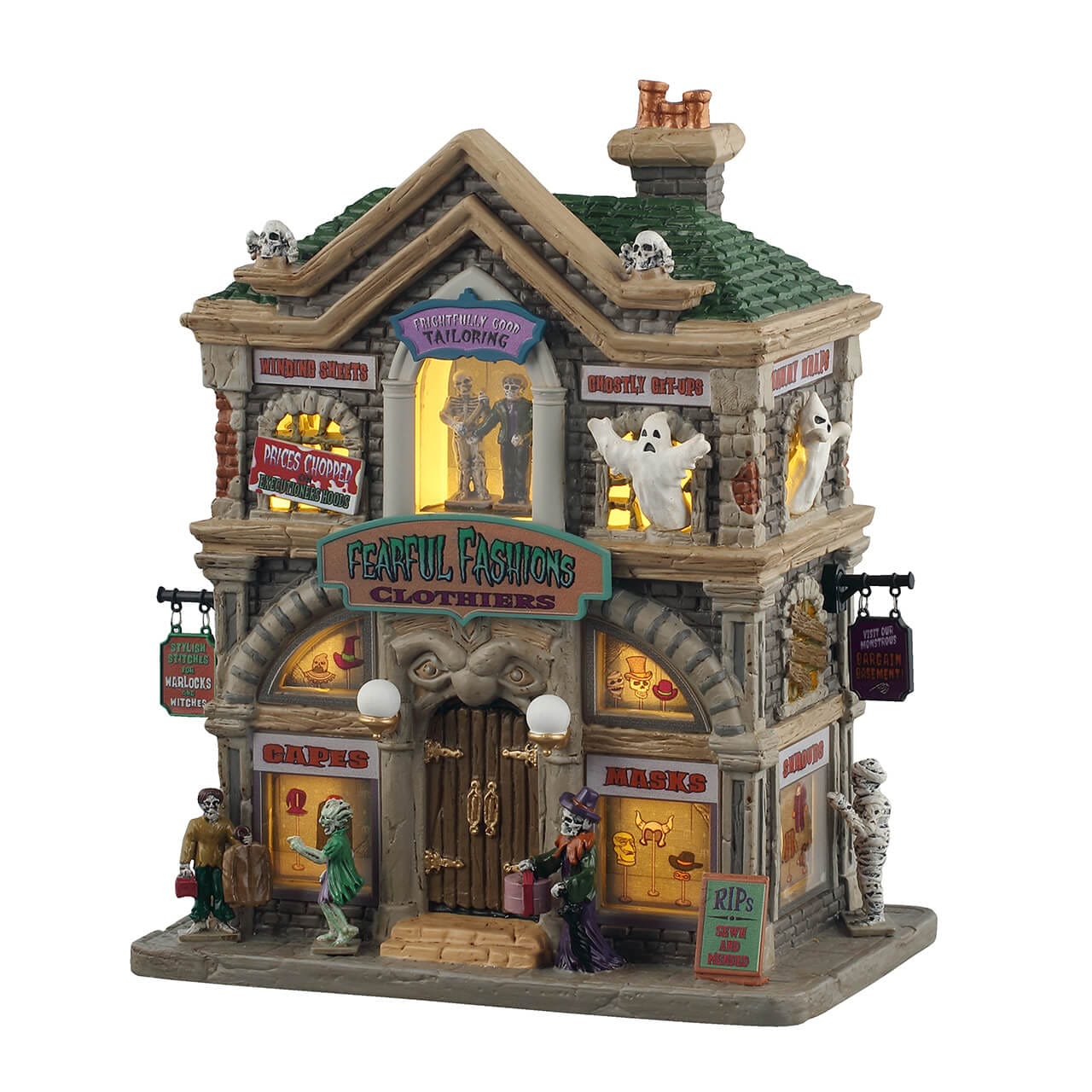 lemax-fearful-fashions-clothiers-b-timent-miniature-spooky-town image 1
