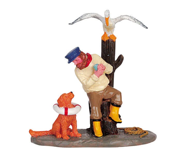 lemax-coffee-break-friends-figurine-pause-caf-miniature image 1