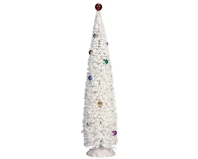 lemax-white-christmas-tree-extra-large-sapin-blanc-miniature image 1