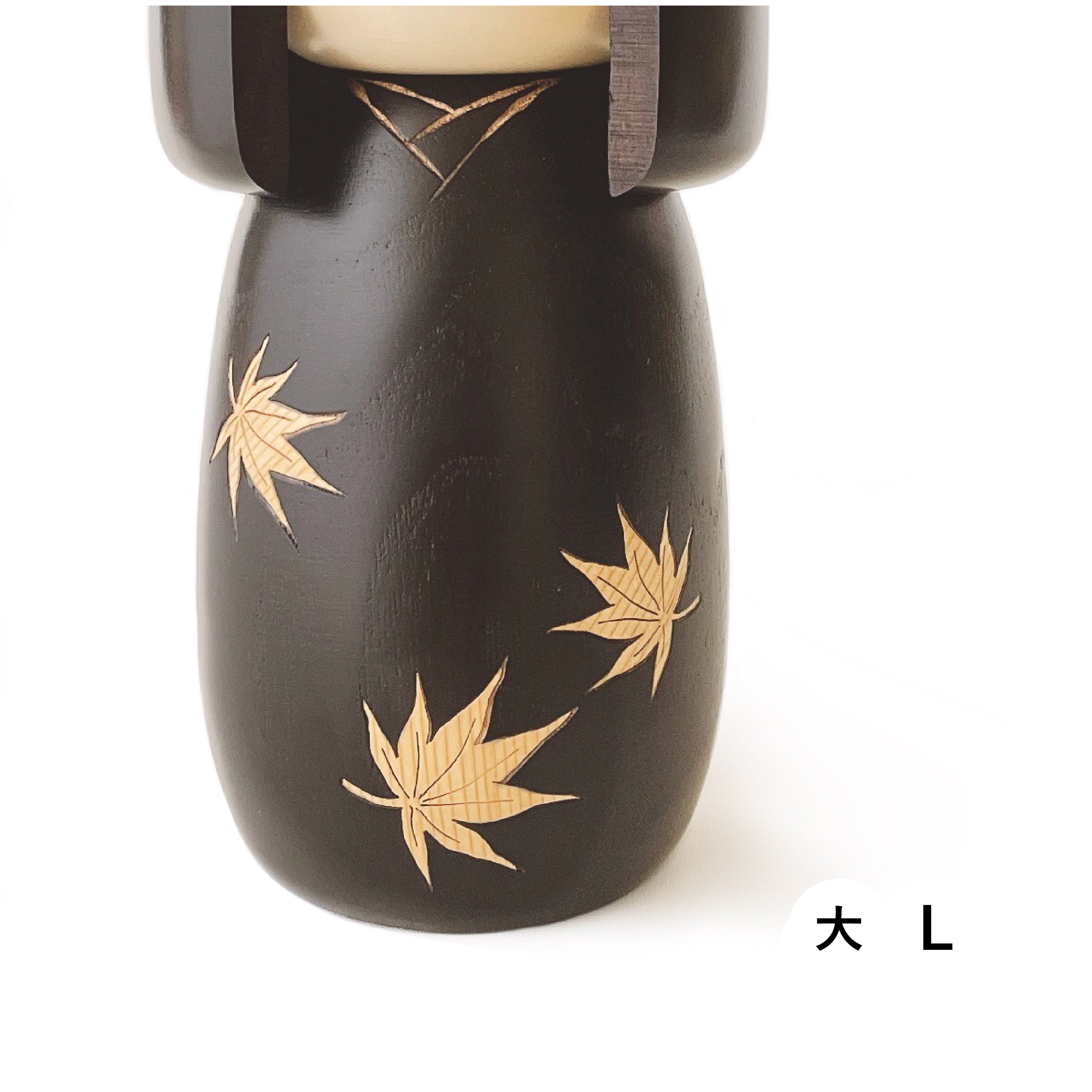 usaburo-kokeshi-zokan-momiji-kokeshi-marqueterie-rable-hana image 6