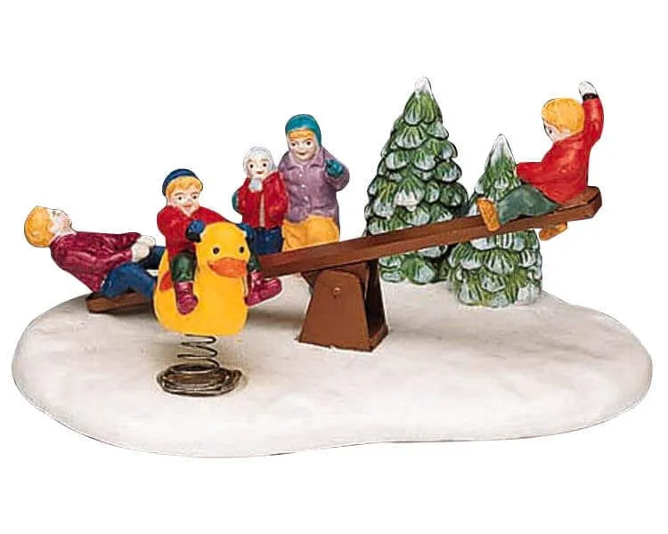 lemax-teeter-totter-figurine-miniature-de-collection image 1