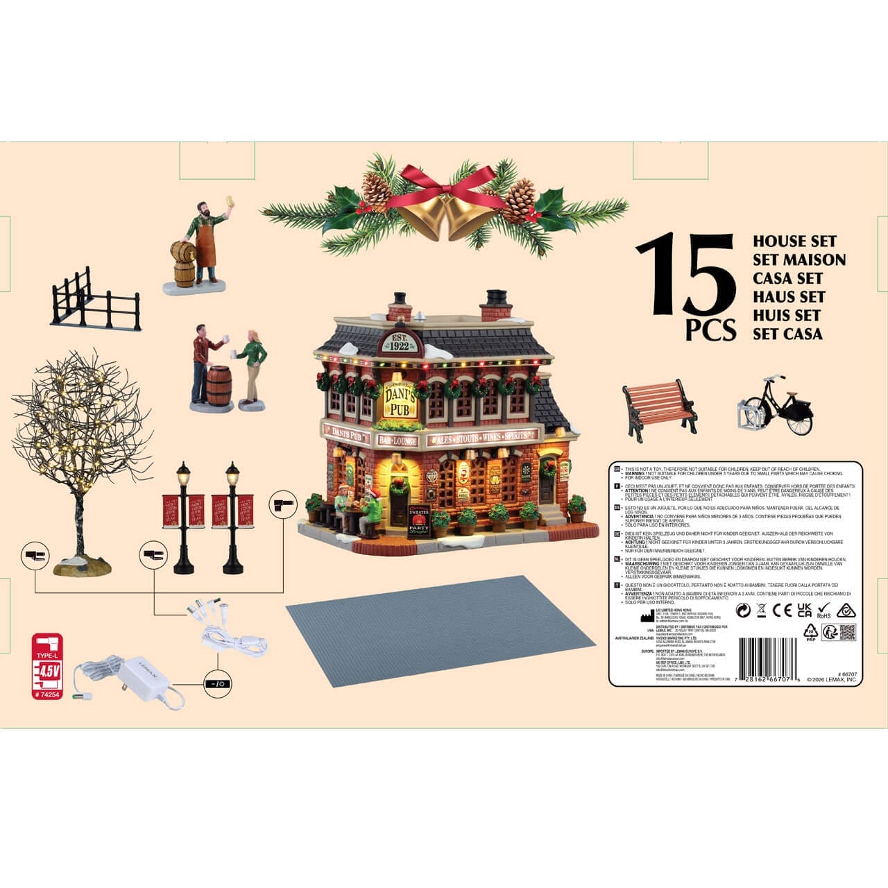 lemax-dani-s-pub-set-coffret-pub-caddington-village-complet image 3