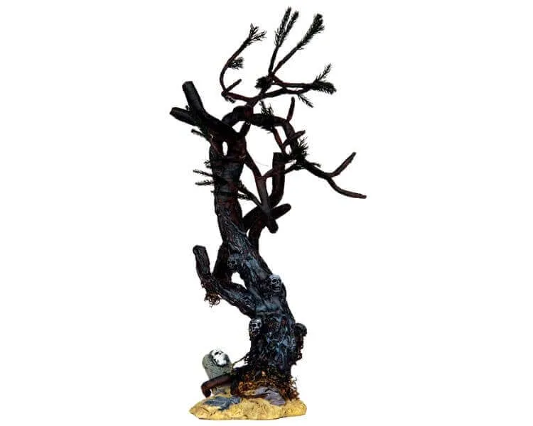 lemax-ghoulish-oak-tree-arbre-miniature-spooky-town image 1
