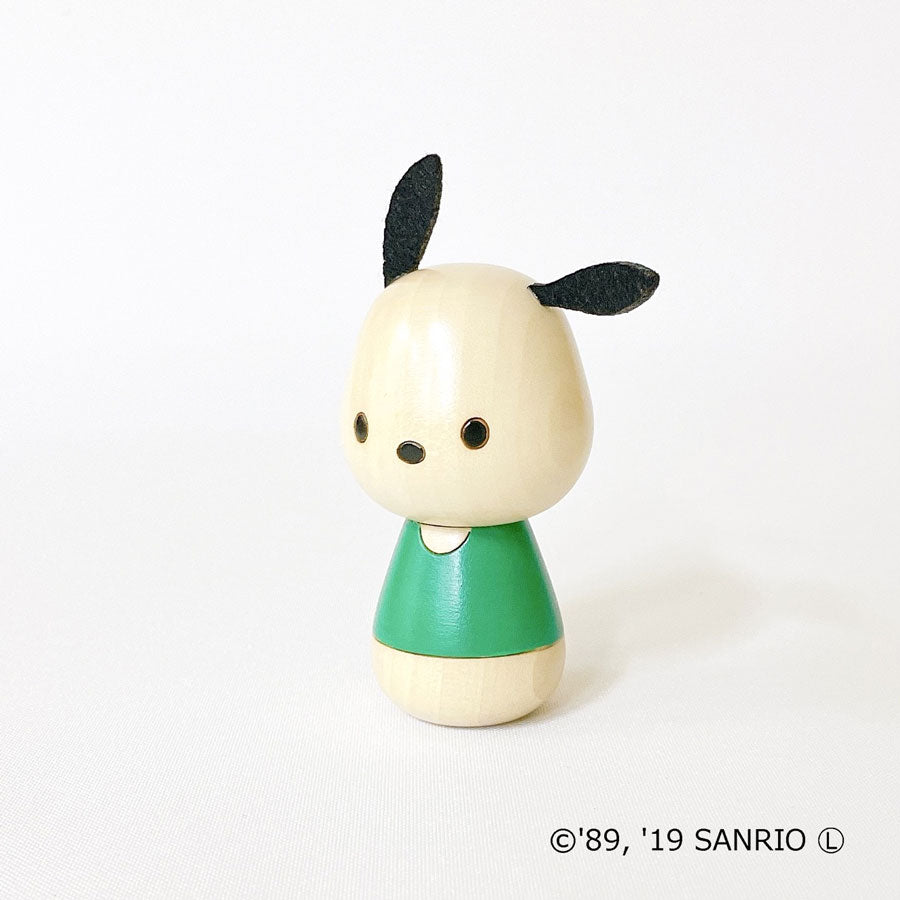 usaburo-kokeshi-pochacco-sanrio-figurine-yura-koro-8-5-cm image 2