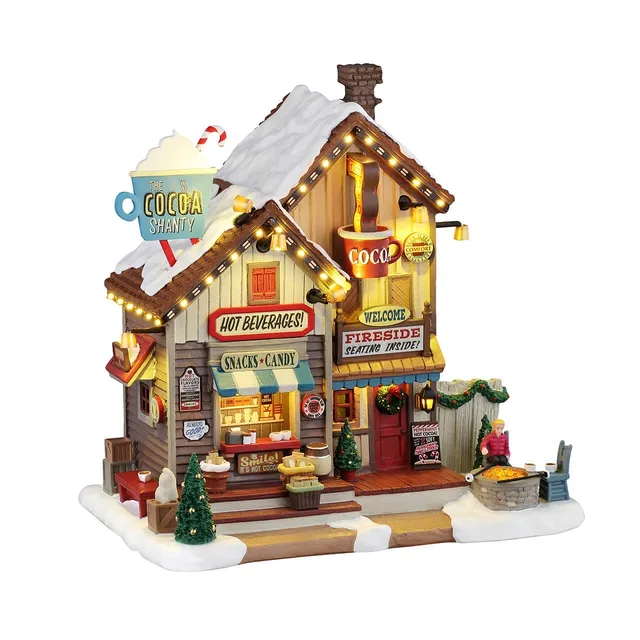 lemax-the-cocoa-shanty-chalet-chocolat-harvest-crossing image 1