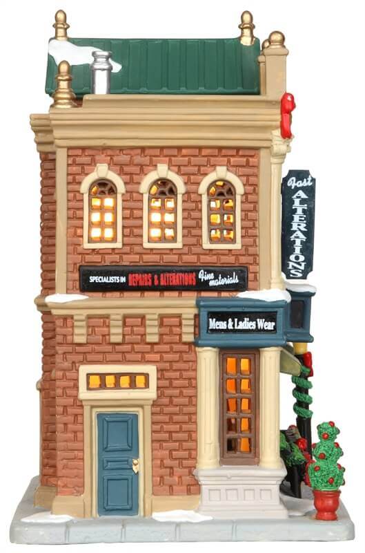 lemax-king-hall-tailor-boutique-tailleur-miniature-de-village-de-no-l image 2