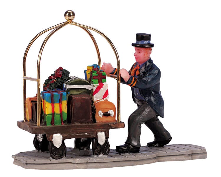 lemax-luggage-cart-chariot-bagages-miniature image 1