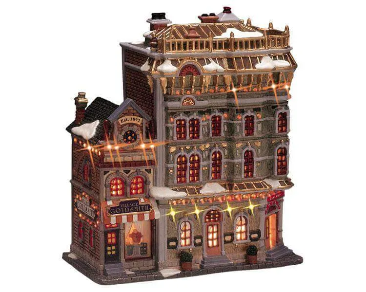 lemax-gaslamp-hotel-goldsmith-b-timent-miniature-lumineux image 1