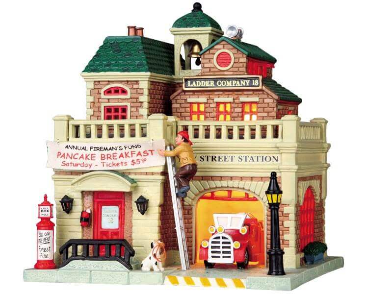lemax-may-street-station-gare-miniature-lumineuse image 2