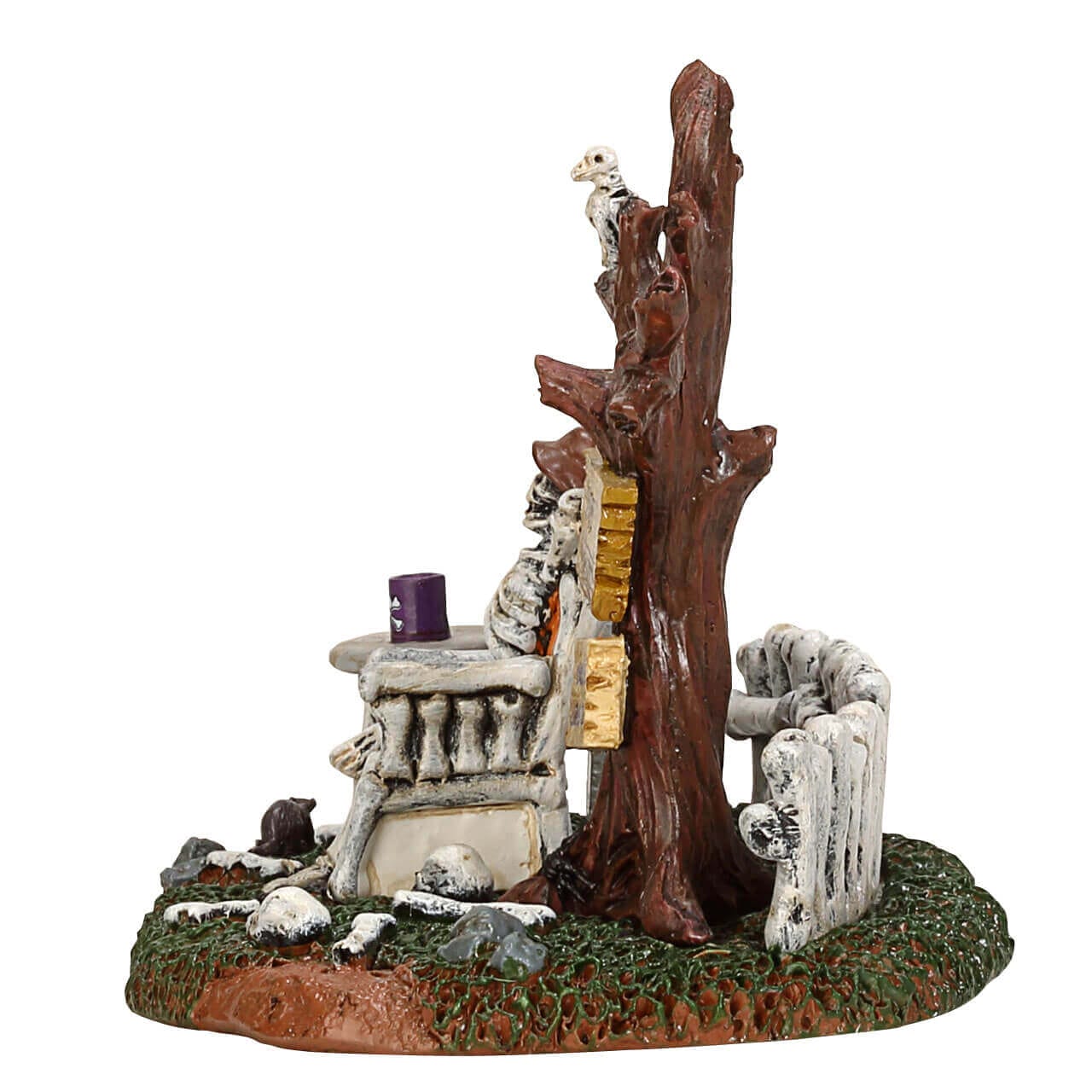 lemax-welcome-to-the-boneyard-d-cor-miniature-spooky-town image 2