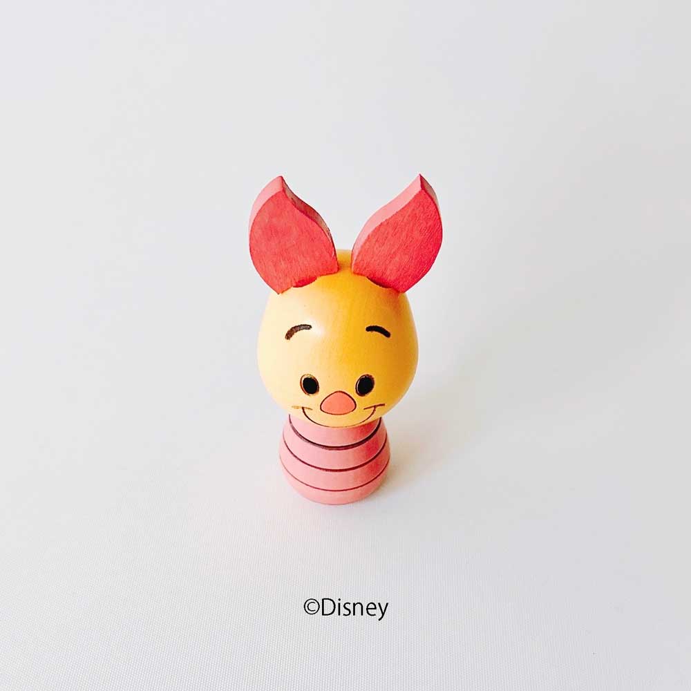 usaburo-kokeshi-winnie-l-ourson-porcinet-piglet-figurine-disney-90-mm image 6