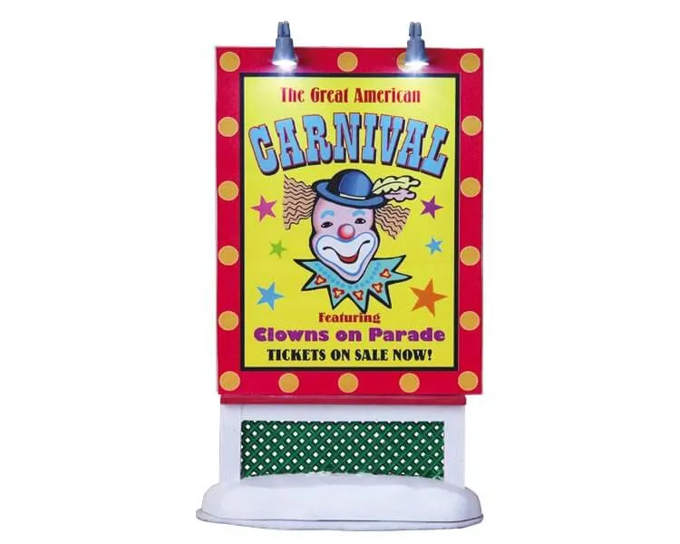 lemax-carnival-sign-panneau-miniature-de-f-te-foraine image 1