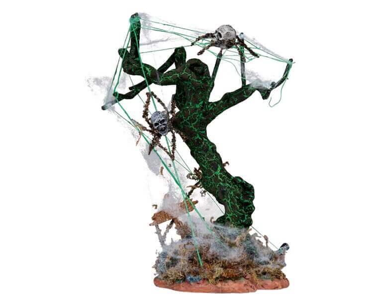 lemax-skull-spider-tree-arbre-araign-e-spooky-town image 2