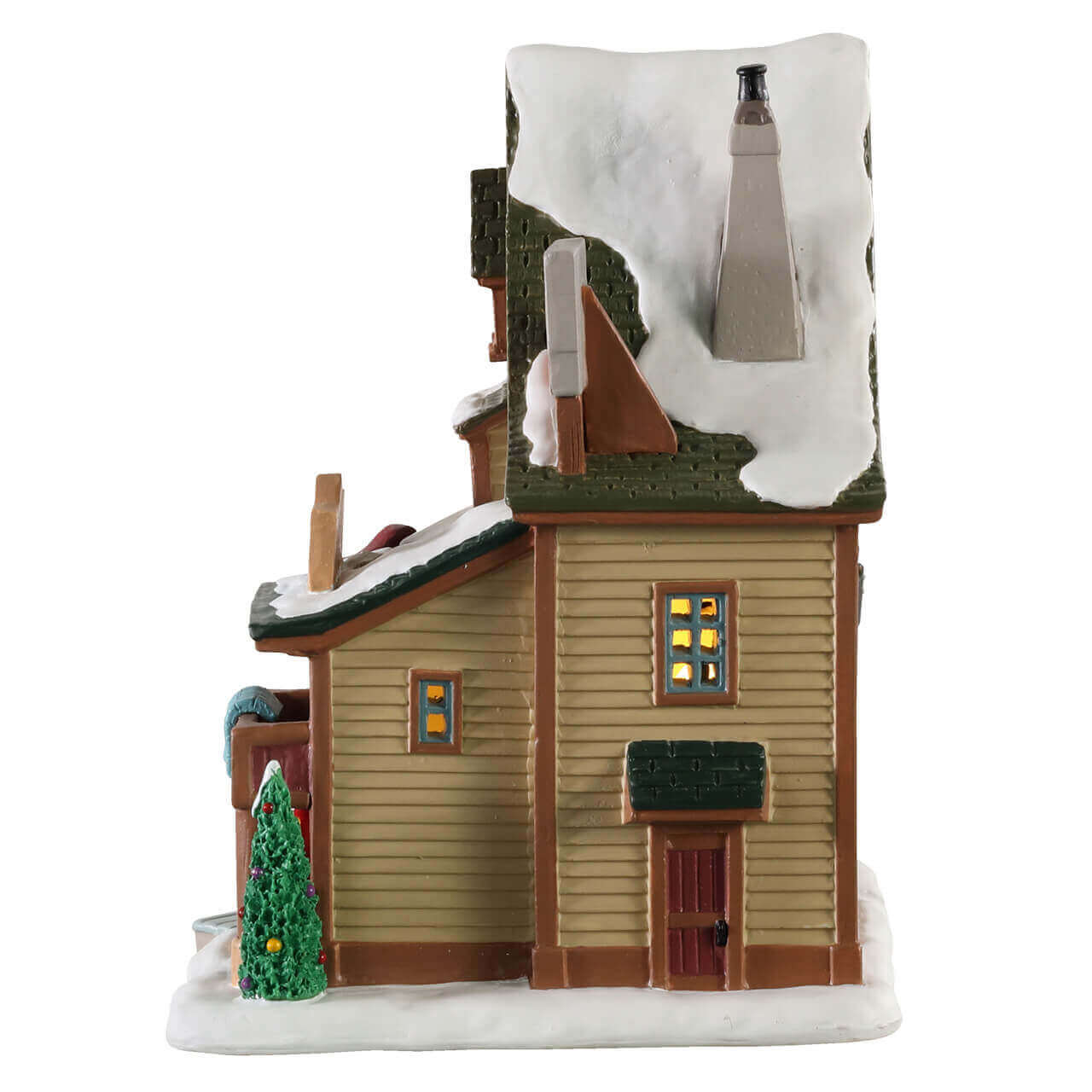 lemax-creekside-mountain-bed-breakfast-chalet-miniature-de-collection image 3