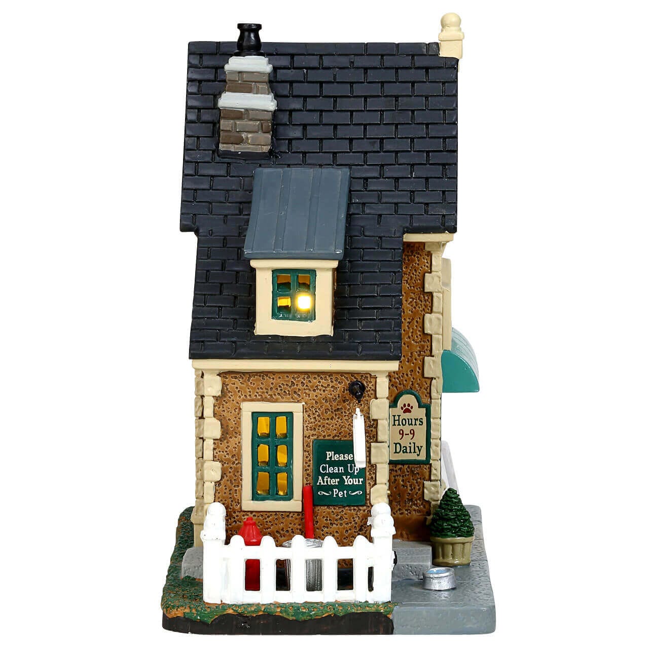 lemax-village-pet-clinic-b-timent-miniature-lumineux image 3