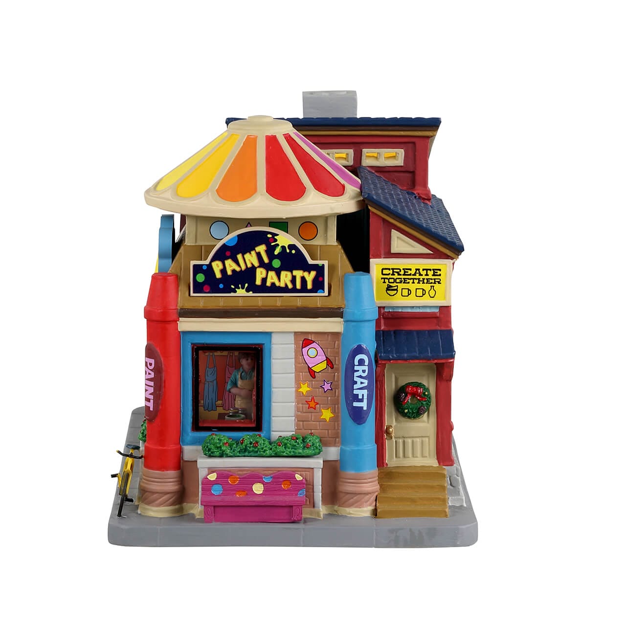 lemax-polka-dot-s-clubhouse-maison-miniature-caddington image 3