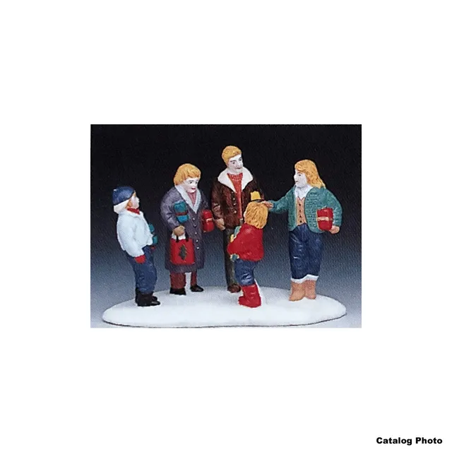 lemax-gift-shopping-family-famille-shopping-de-no-l-miniature image 1