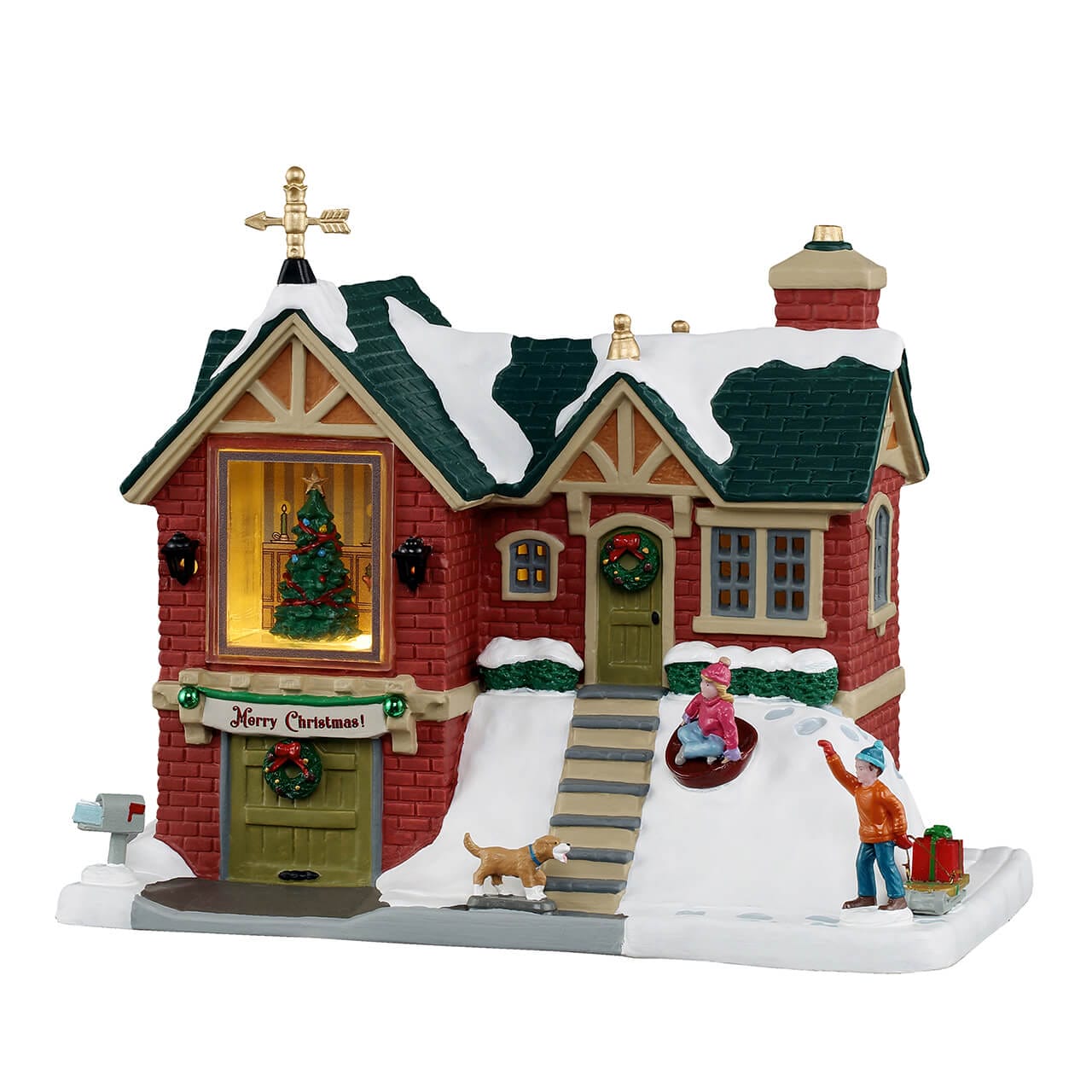 lemax-the-little-brick-house-maison-miniature-lumineuse-caddington image 1