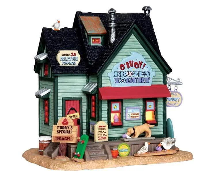 lemax-o-buoy-frozen-yogurt-boutique-miniature-village image 1