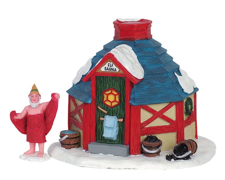 lemax-elf-sauna-figurine-miniature-collection image 1