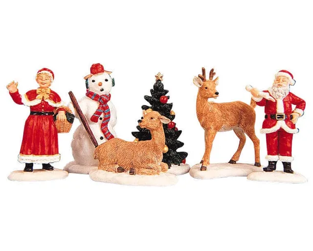 lemax-santa-s-wonderland-figurines-figurines-de-no-l-miniatures image 1