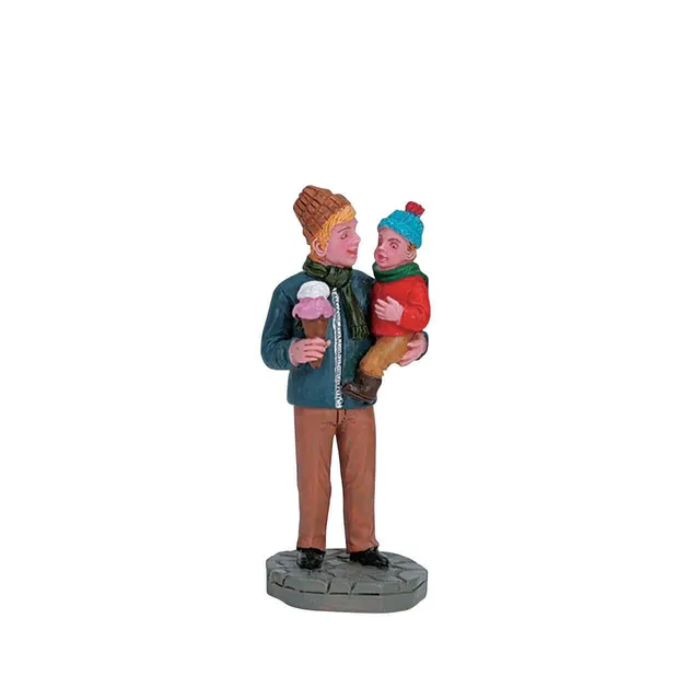 lemax-sharing-ice-cream-figurine-miniature-glace-partag-e image 1