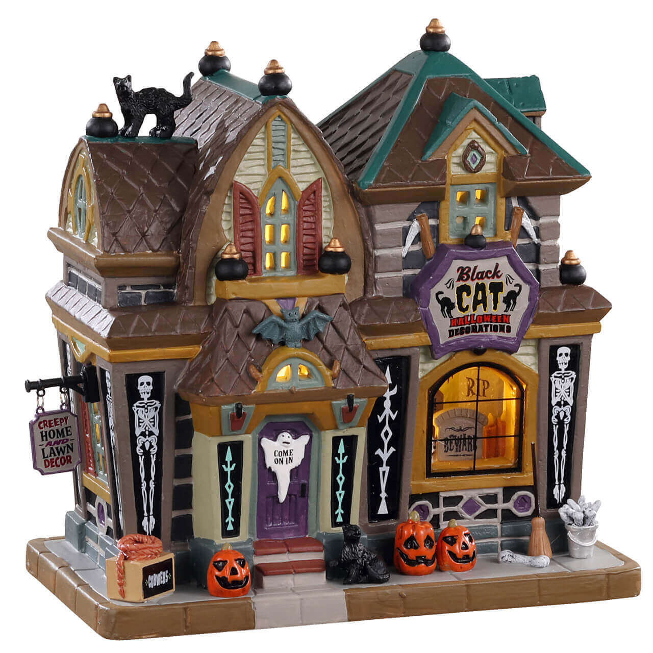 lemax-black-cat-halloween-decor-boutique-spooky-town image 4