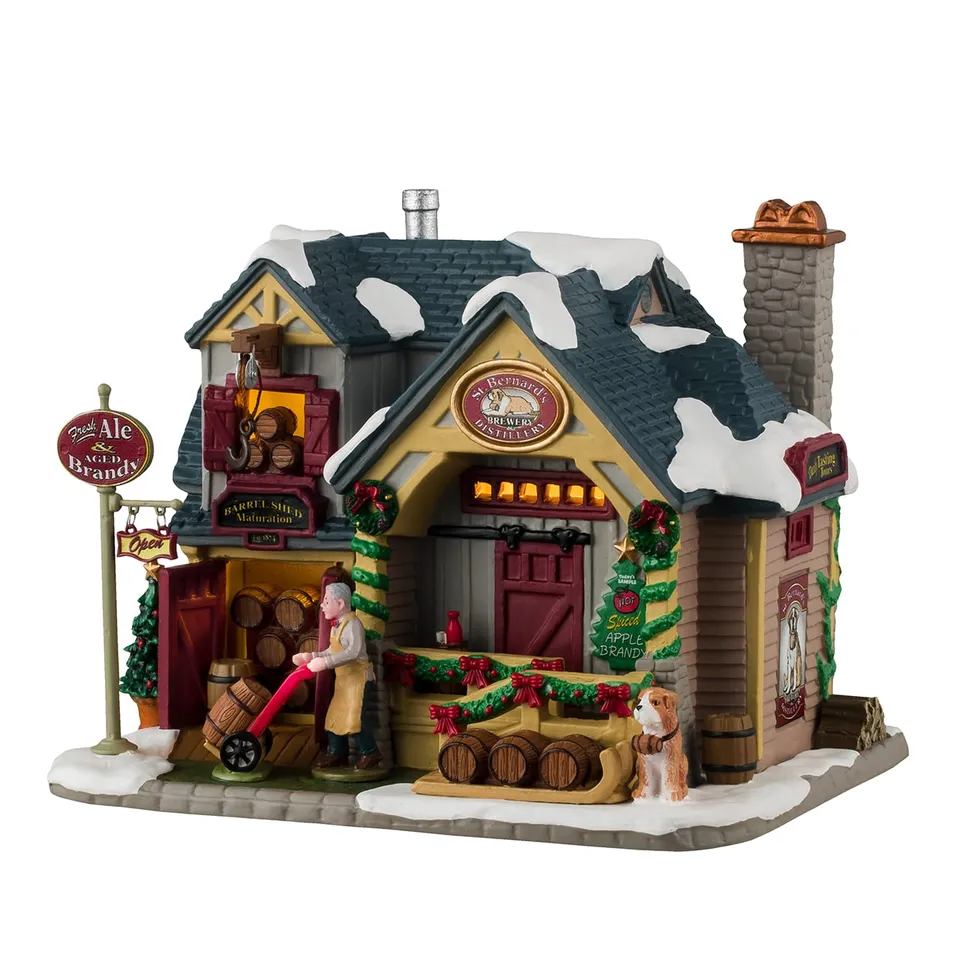lemax-st-bernard-s-brewery-distillery-b-timent-miniature-vail-village image 1