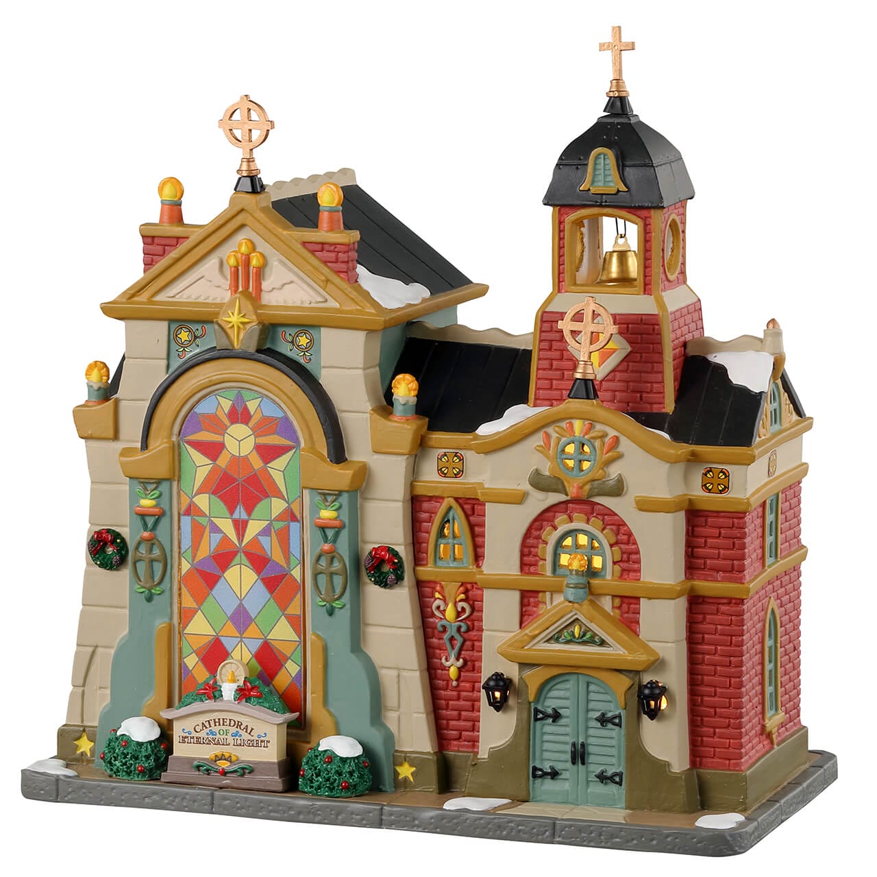 lemax-cathedral-of-eternal-light-b-timent-caddington-lumineux image 1