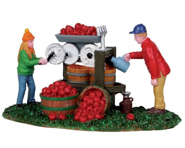 lemax-cider-pressing-dad-figurine-miniature-artisanale-de-collection image 1