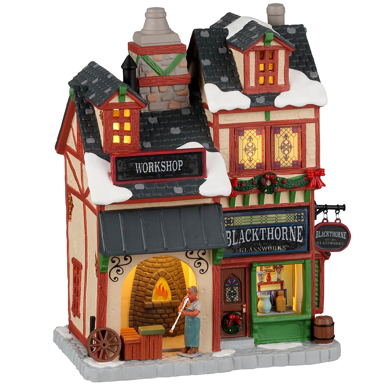 lemax-blackthorne-glassworks-verrerie-miniature-caddington image 1