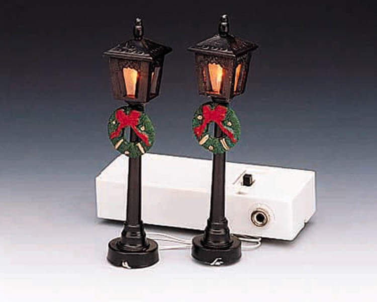 lemax-lampadaires-10-cm-lot-de-2-accessoires-lumineux image 1