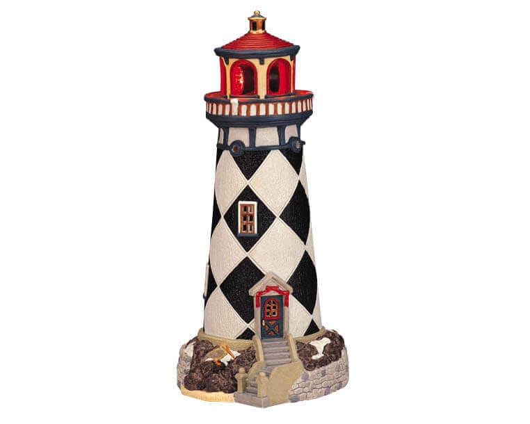 lemax-craggy-point-lighthouse-phare-miniature-de-collection-illumin image 2