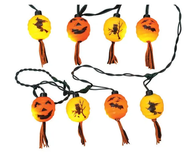 lemax-8-lighted-lantern-string-guirlande-8-lanternes-lumineuses image 1