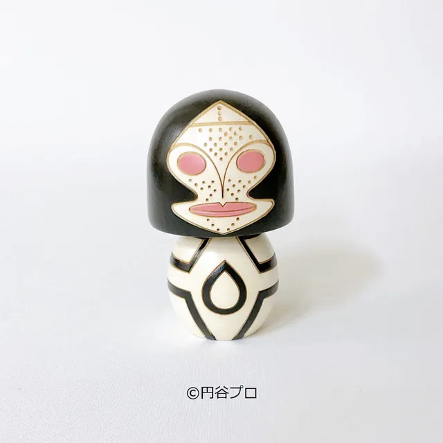 usaburo-kokeshi-ultraman-dada-alien-figurine-yura-koro-100-mm image 1