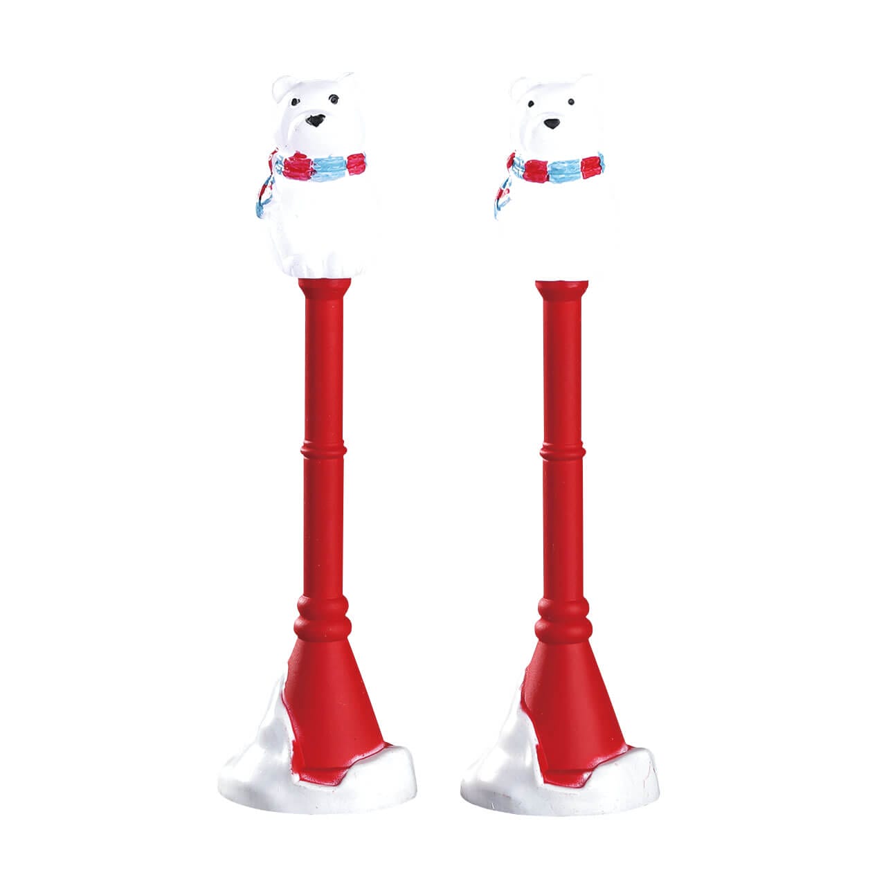 lemax-polar-bear-street-lamp-lampadaire-miniature-ours-polaire image 1