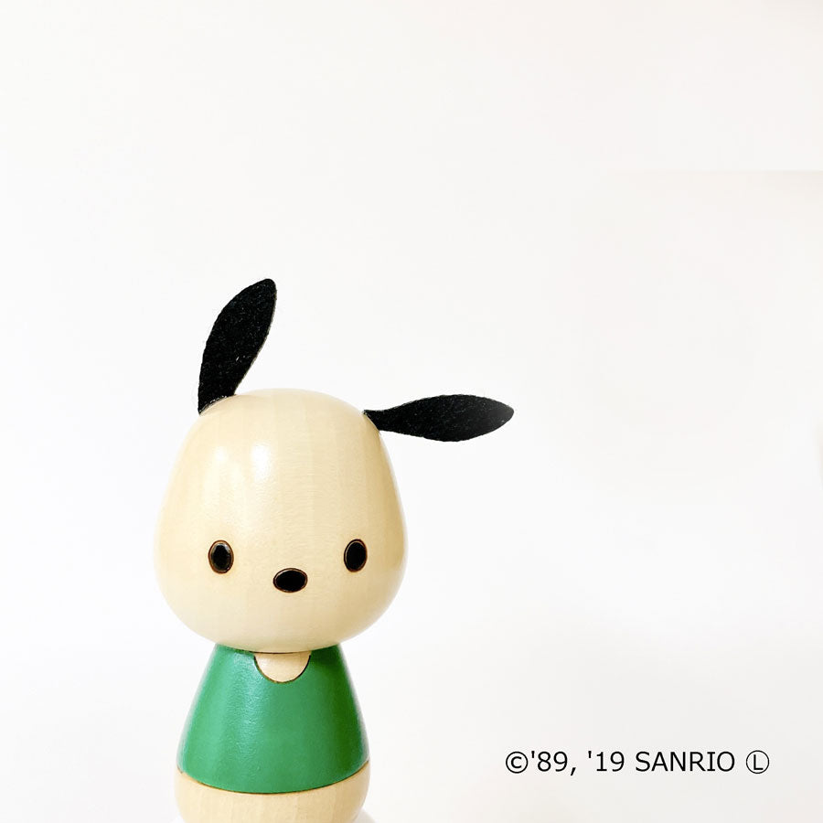 usaburo-kokeshi-pochacco-sanrio-figurine-yura-koro-8-5-cm image 6