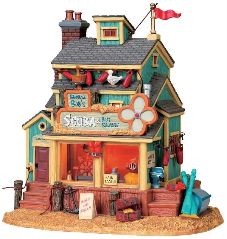 lemax-barnacle-bob-s-scuba-boat-salvage-boutique-miniature-nautique image 1