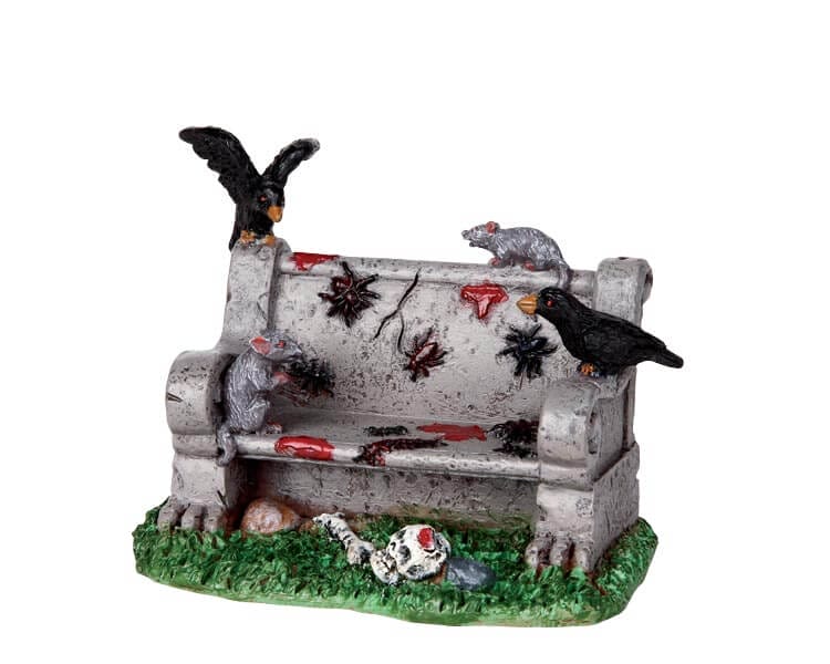 lemax-creepy-park-bench-accessoire-village-spooky-town image 2