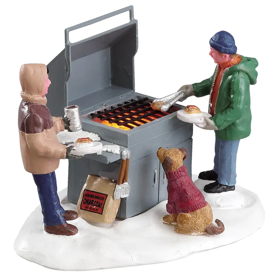lemax-grillin-chillin-vail-village-figurine-miniature-barbecue image 1