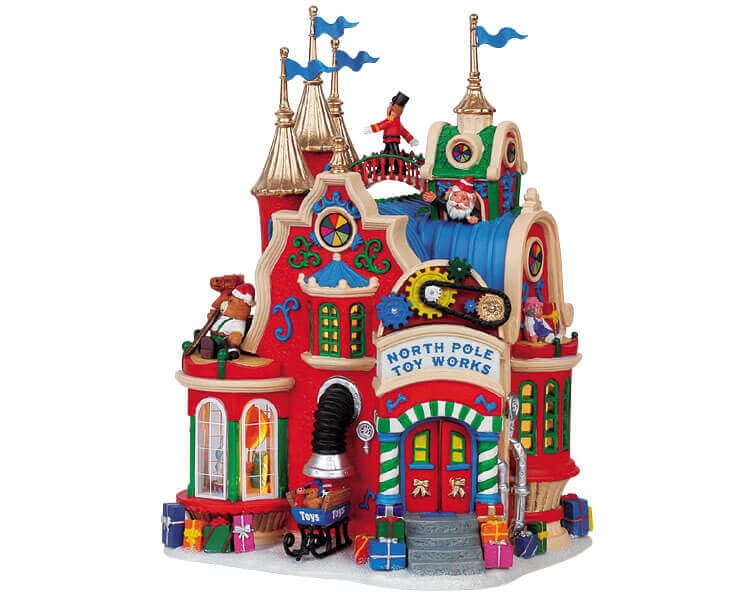 lemax-north-pole-toy-works-fabrique-de-jouets-miniature image 1