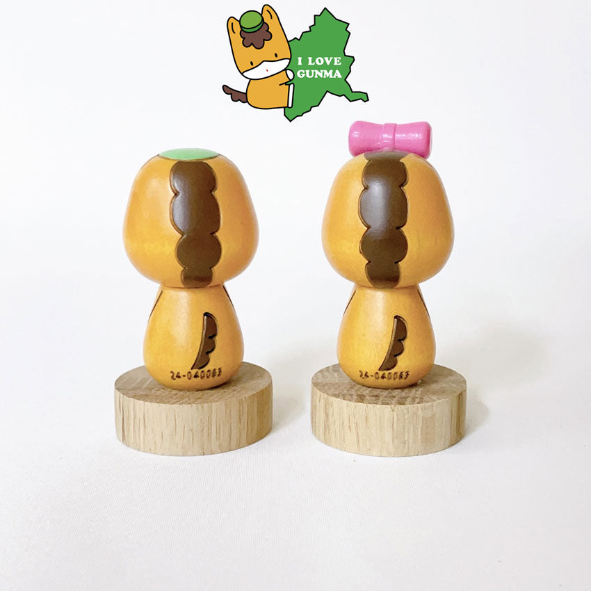 usaburo-kokeshi-gunma-chan-basic-figurine-artisanale-8-5-cm image 4