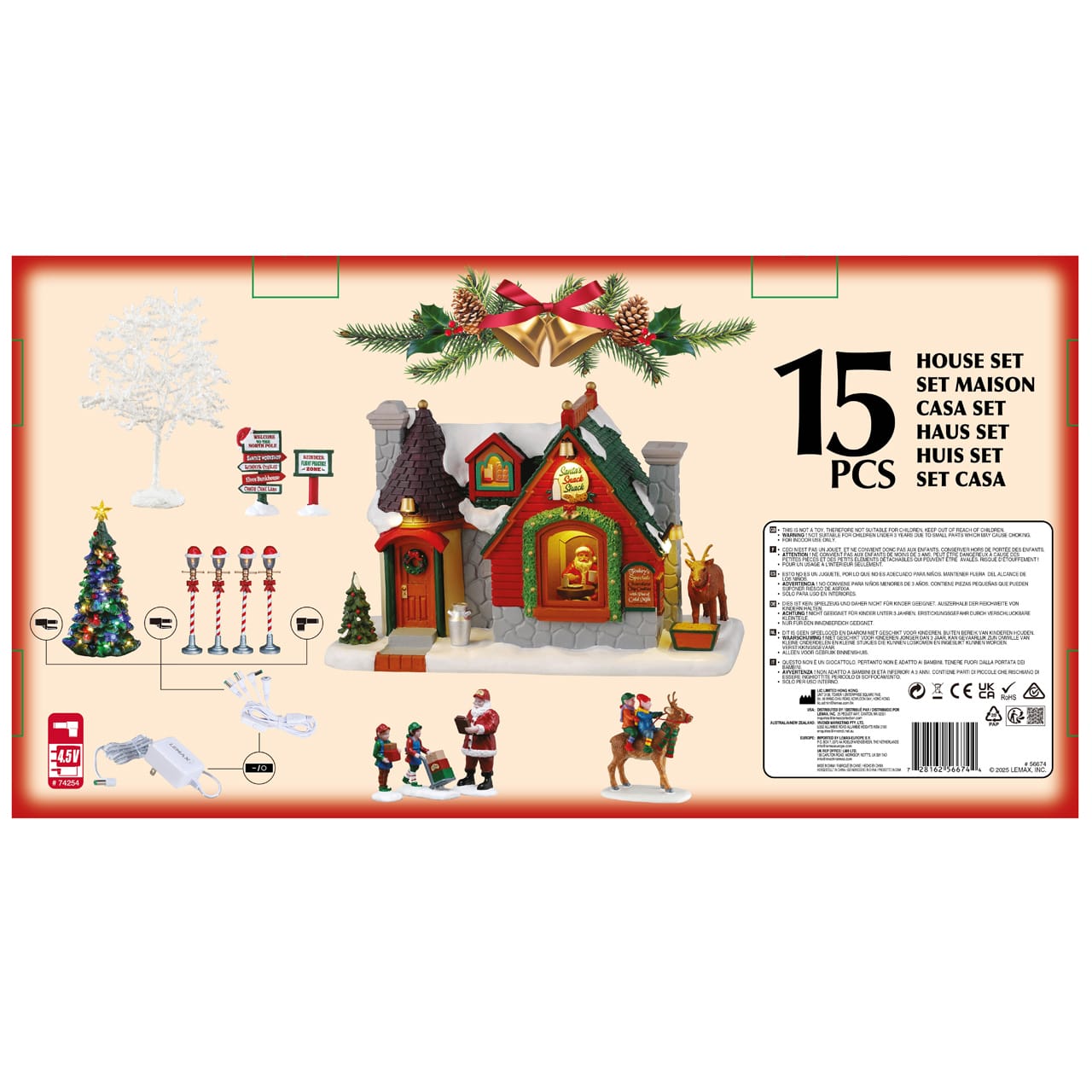 lemax-santa-s-snack-shack-set-coffret-miniature-santa-s-wonderland image 3