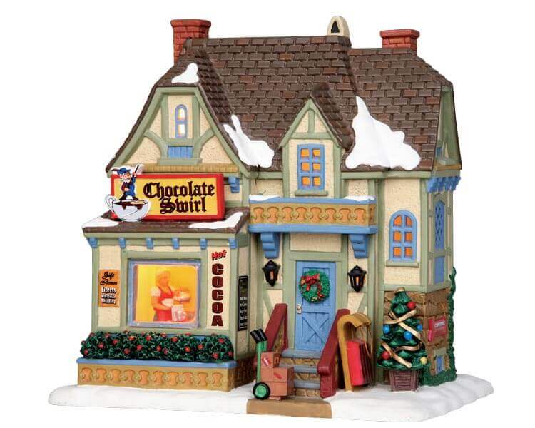 lemax-chocolate-swirl-boutique-miniature-gourmande-de-village image 1