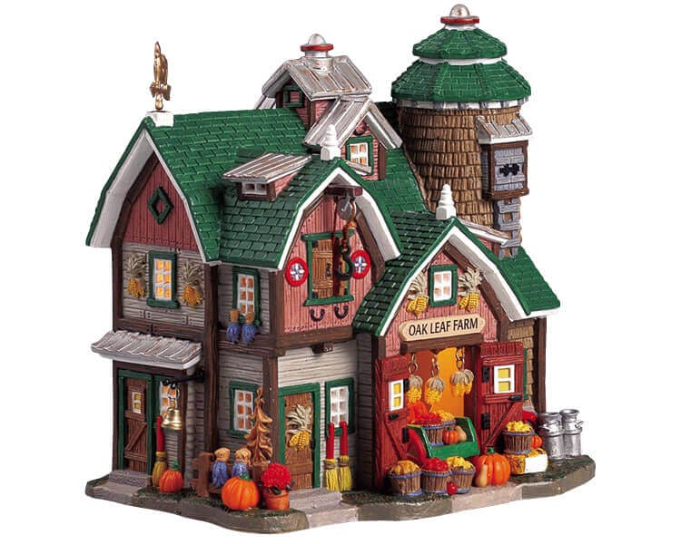 lemax-oak-leaf-farm-b-timent-miniature-de-collection image 1