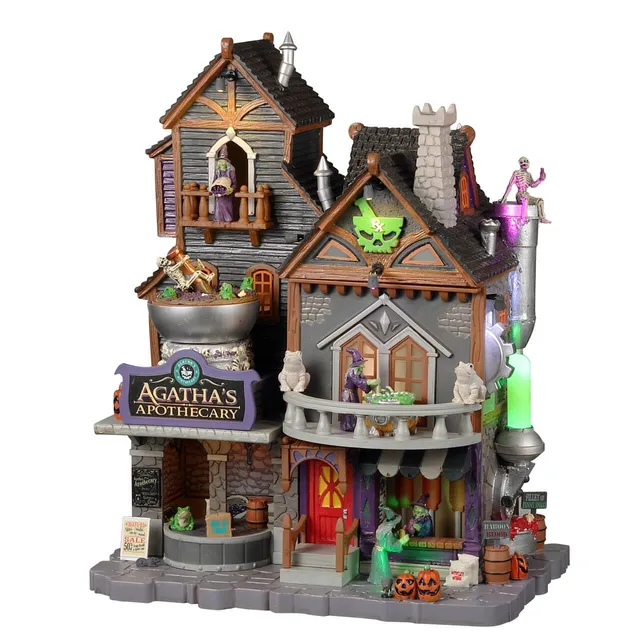 lemax-agatha-s-apothecary-miniature-spooky-town-de-collection image 1