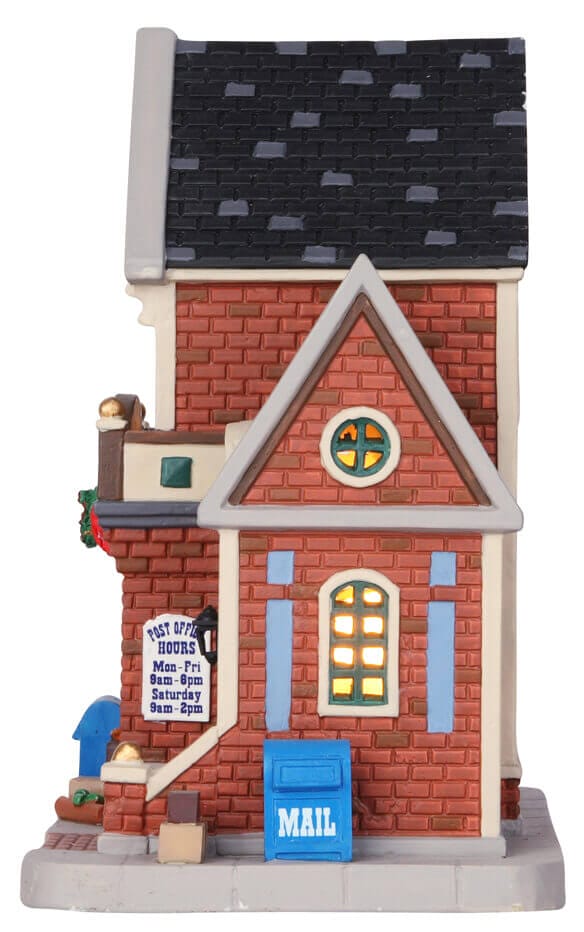 lemax-2nd-street-post-office-maison-miniature-illumin-e image 2