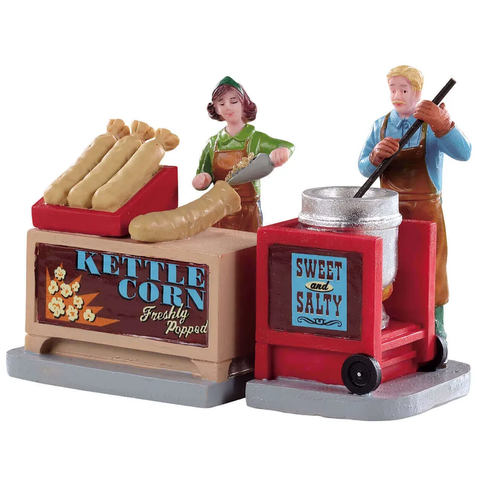 lemax-kettle-corn-stand-stand-popcorn-miniature image 1